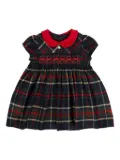 Patachou plaid-pattern dress - Blue