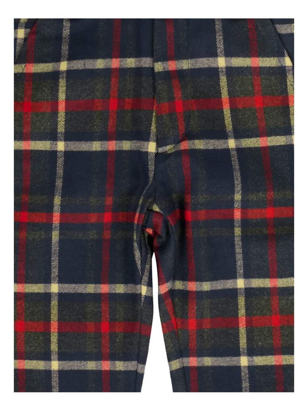 Patachou Checked Trousers In Blue