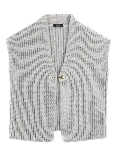 Fay hook-fastening cardigan