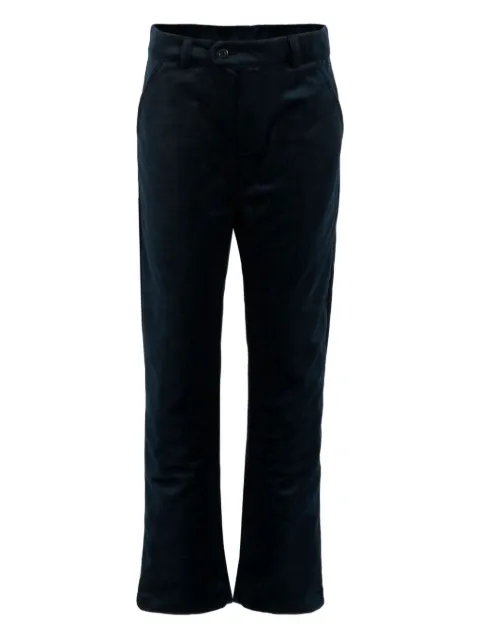 Patachou button-fastening straight trousers