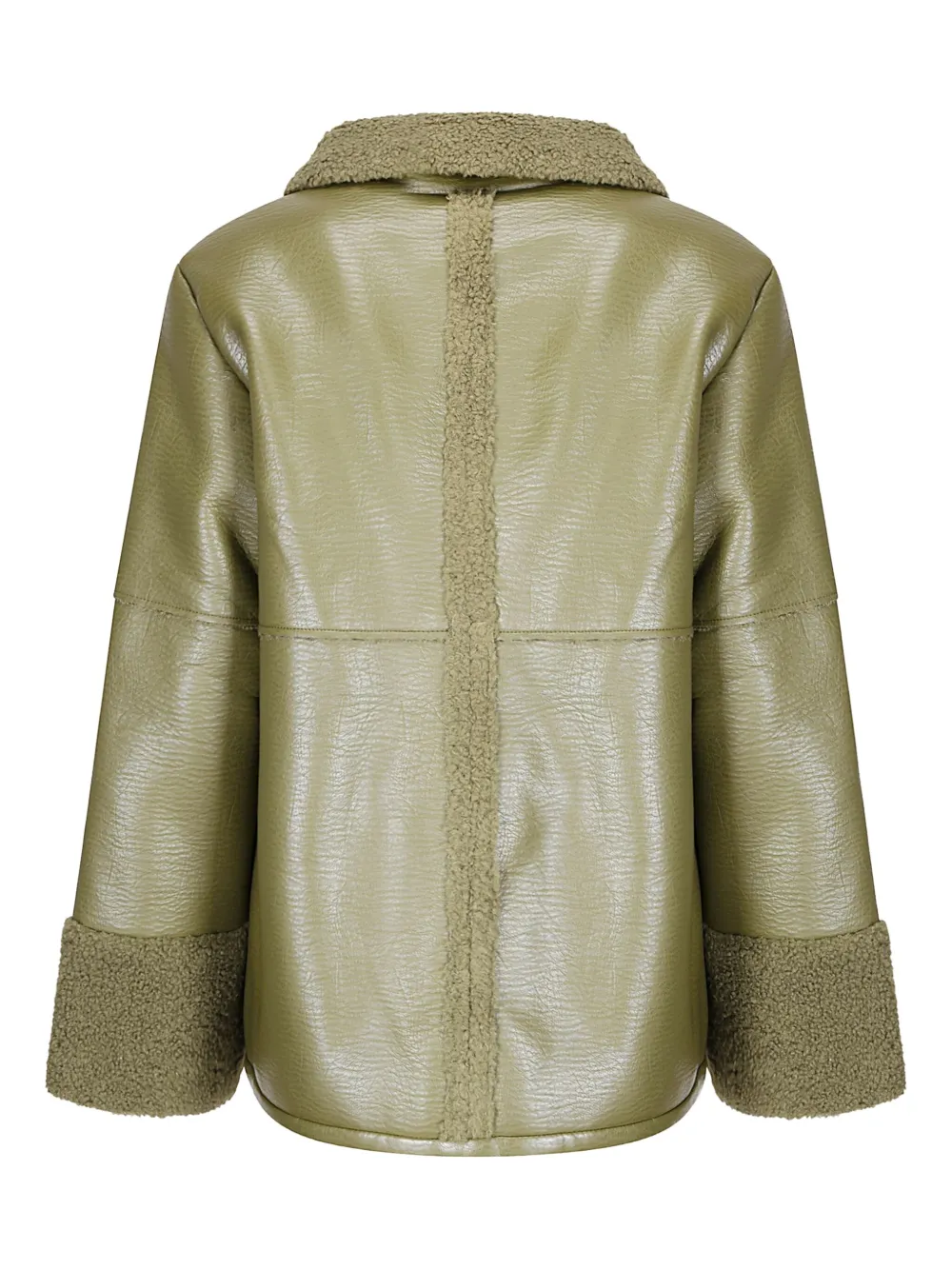 Baum Und Pferdgarten Birdie shearling collar coat | Oversized Jackets | Image 2