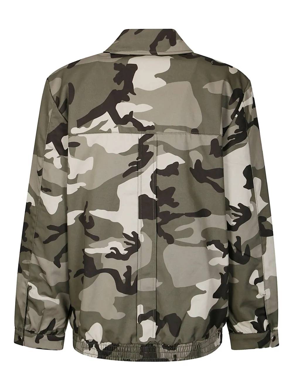 Baum Und Pferdgarten Beline Camouflage Zipped Jacket In Green
