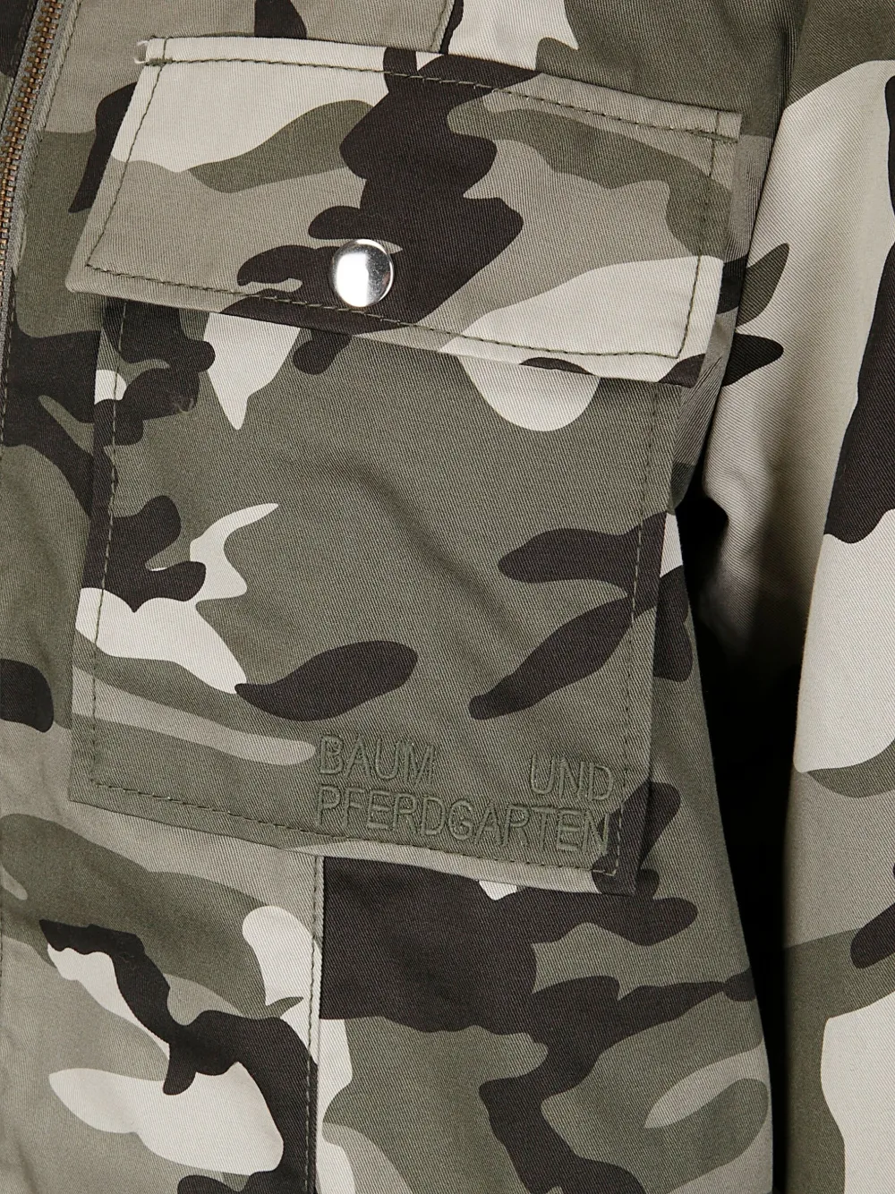 Baum Und Pferdgarten Beline jack met camouflageprint Groen