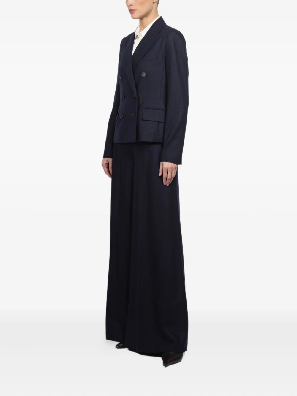Kulson Mercer Double-breasted Jacket In Blue