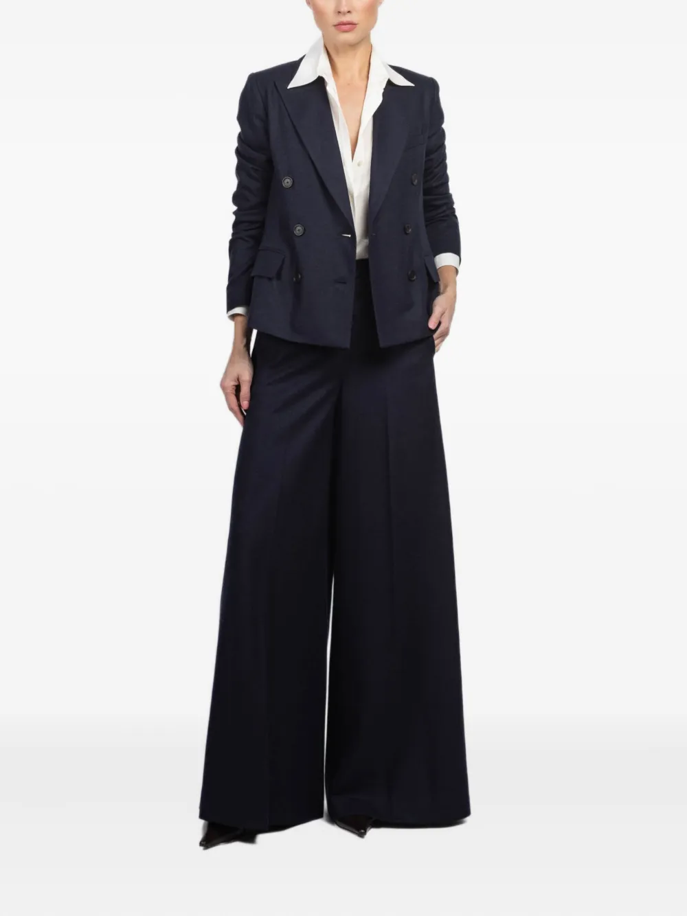 Kulson Mercer Double-breasted Jacket In Blue