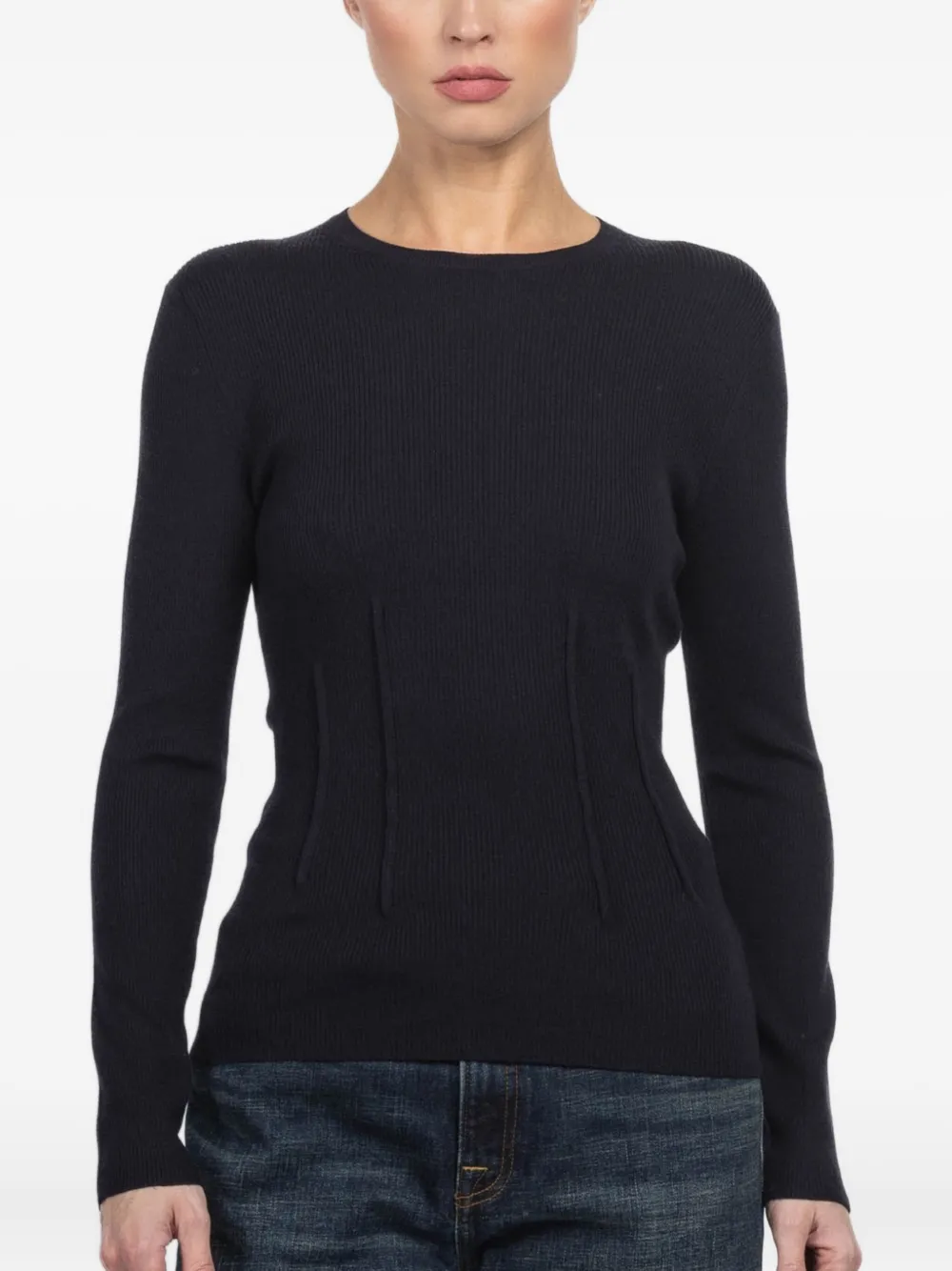 Kulson maille Kate à design nervuré | bleu | Image 1