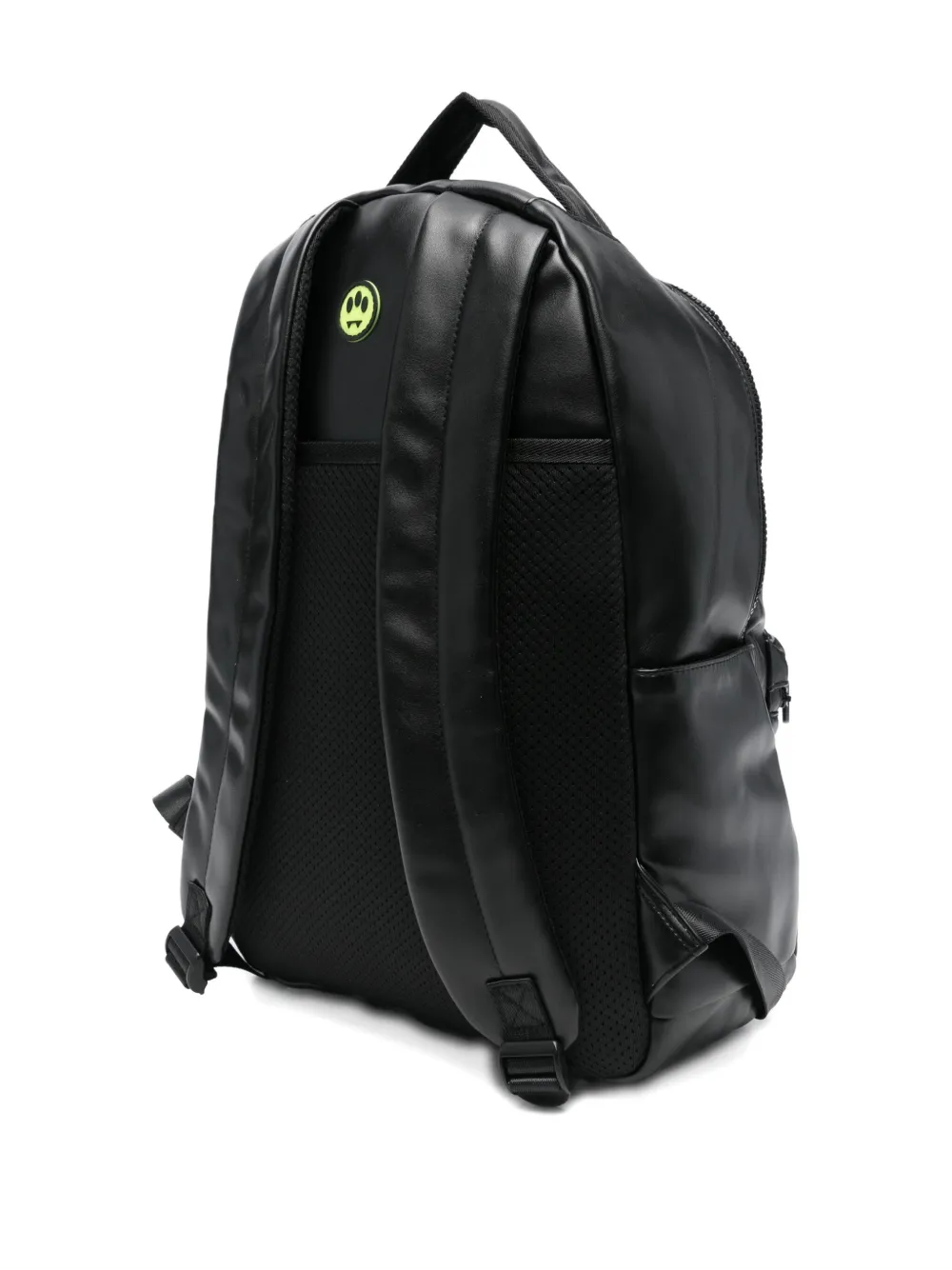 Barrow Faux-leather Backpack In Black