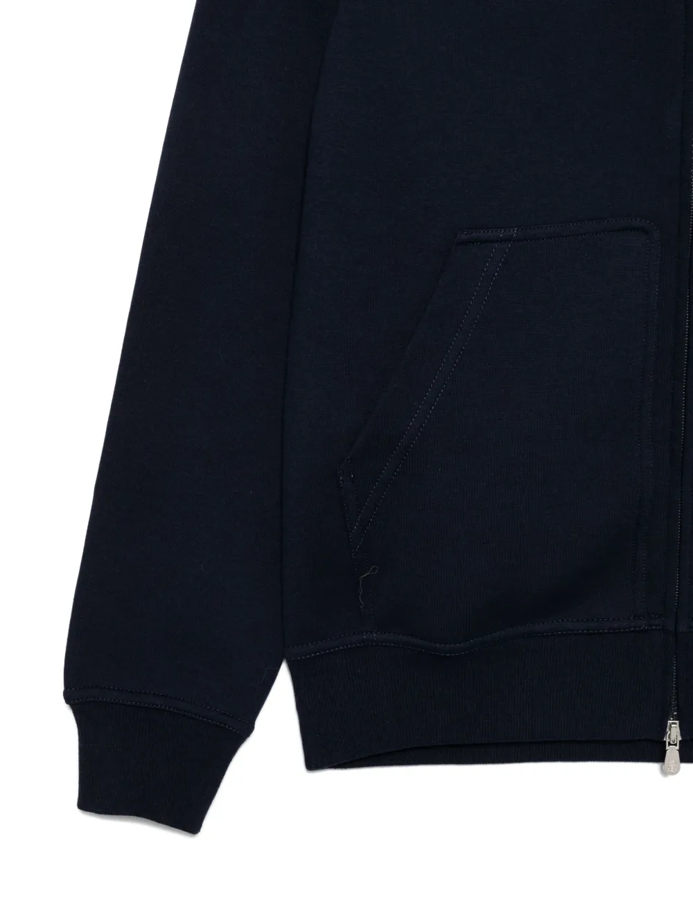 Brunello Cucinelli Hoodie met rits Blauw