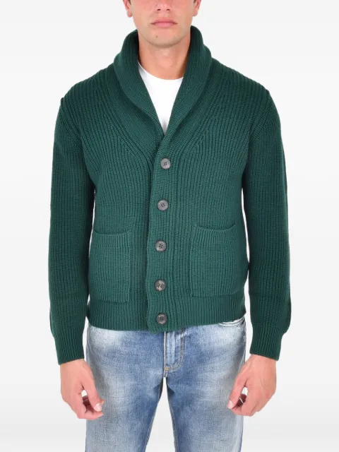 Drumohr button shawl-collar cardigan