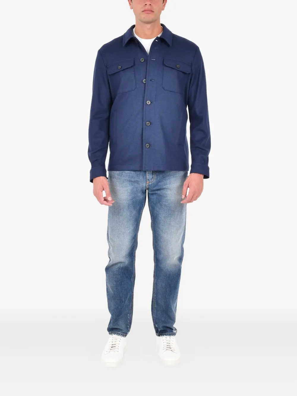 Drumohr overskjorte med lomme og knapper | Skjortejakker | Image 2