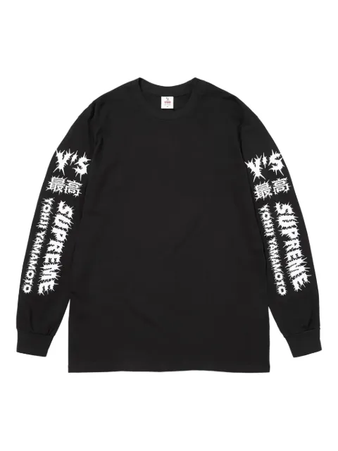 Supreme x Yohji Yamamoto long-sleeve T-shirt