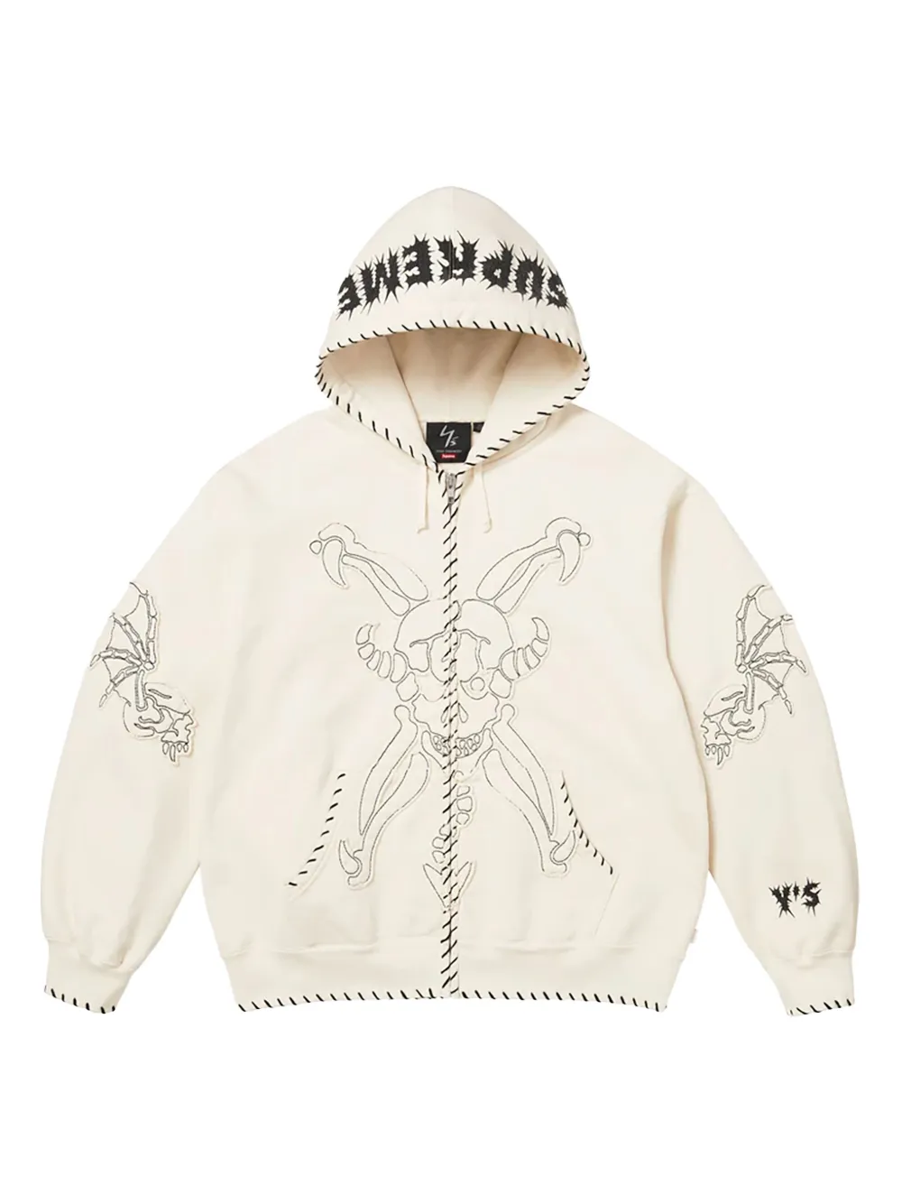 Supreme x Y's by Yohji Yamamoto® zip-up hoodie | White | Image 1