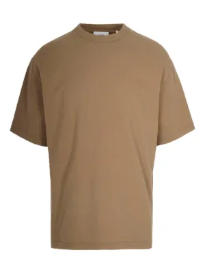 Helmut Lang logo-print Cotton T-shirt | Green | FARFETCH