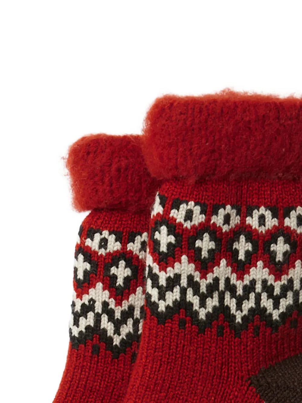 RoToTo Fairisle-patterned slipper socks | Image 2