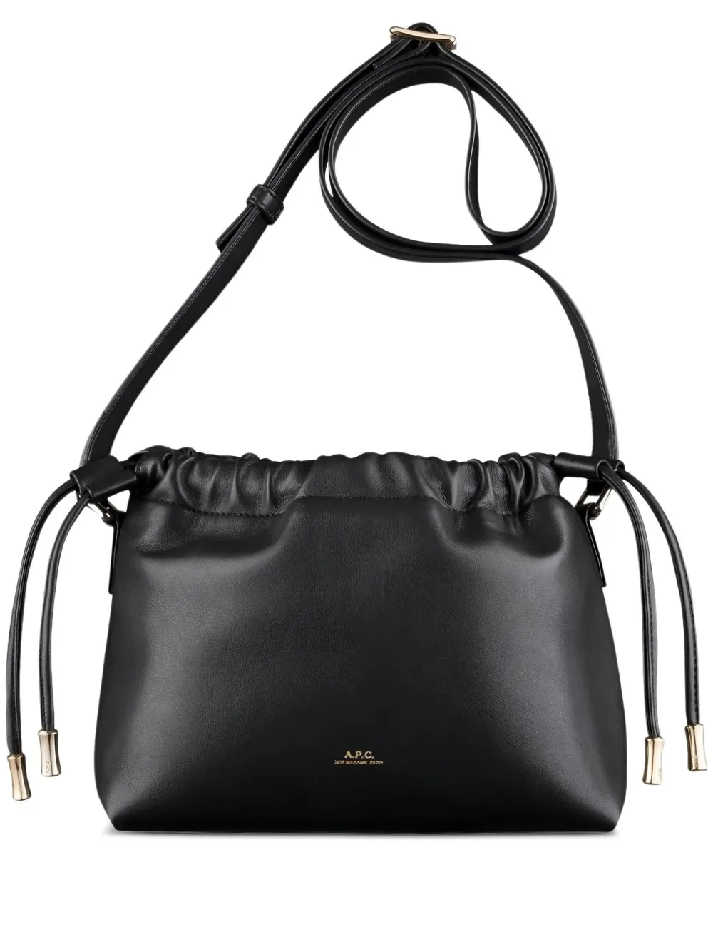 A.P.C. drawstring shoulder bag | Black | Image 1