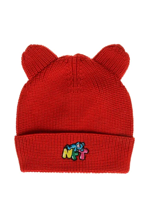 INBETWEENERS ear-flap logo beanie hat