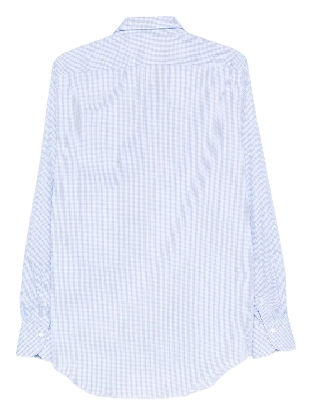 Finamore 1925 Napoli plaid-pattern shirt - Blauw