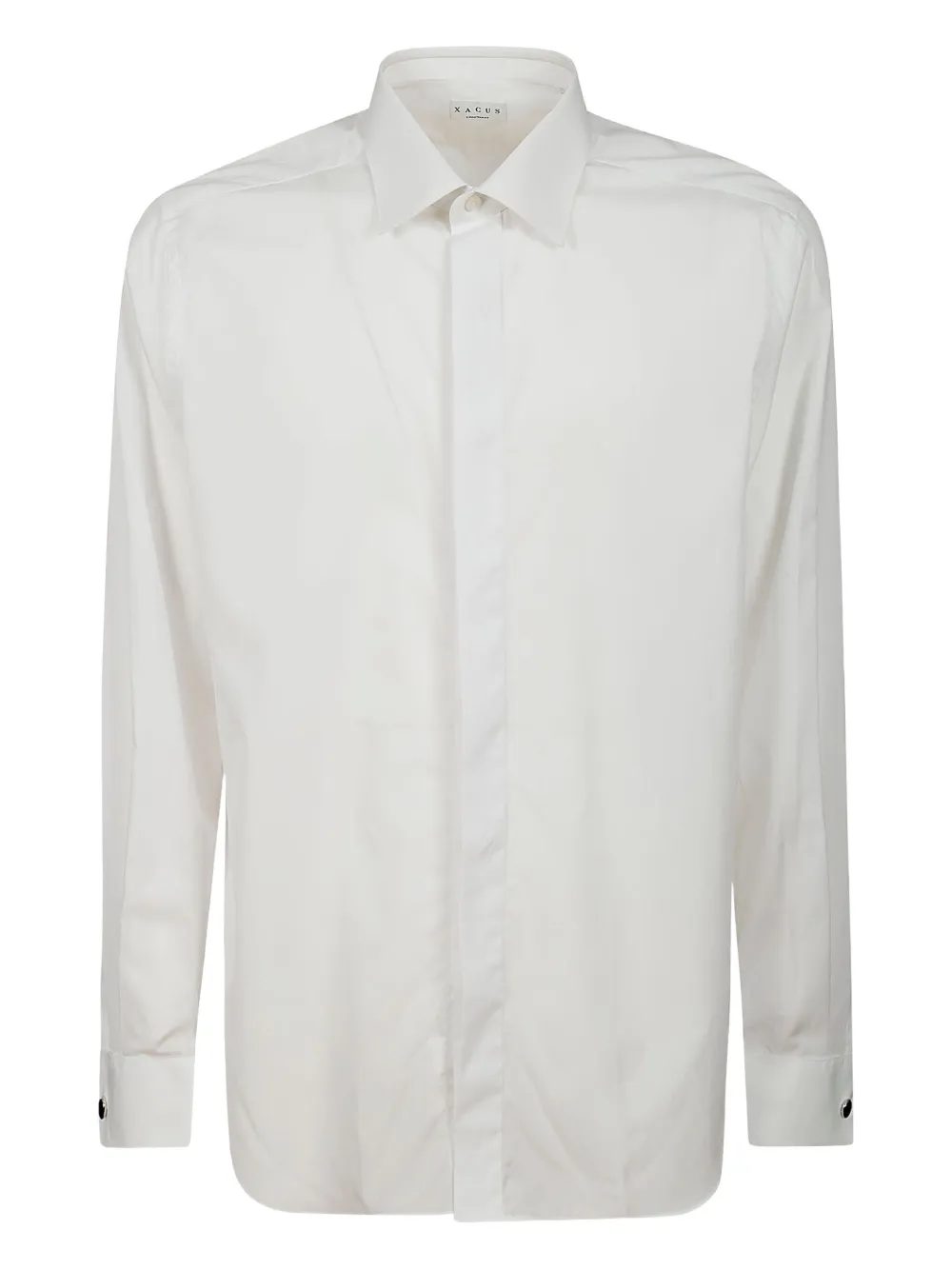 Xacus long-sleeved classic-collar shirt | White | Image 1