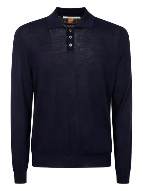 Alpha Industries long-sleeve button polo shirt