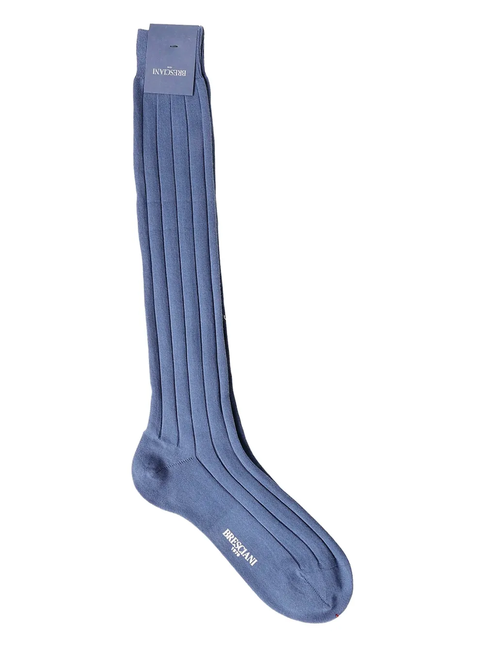 Bresciani ribbed cotton socks | Blue | Image 1
