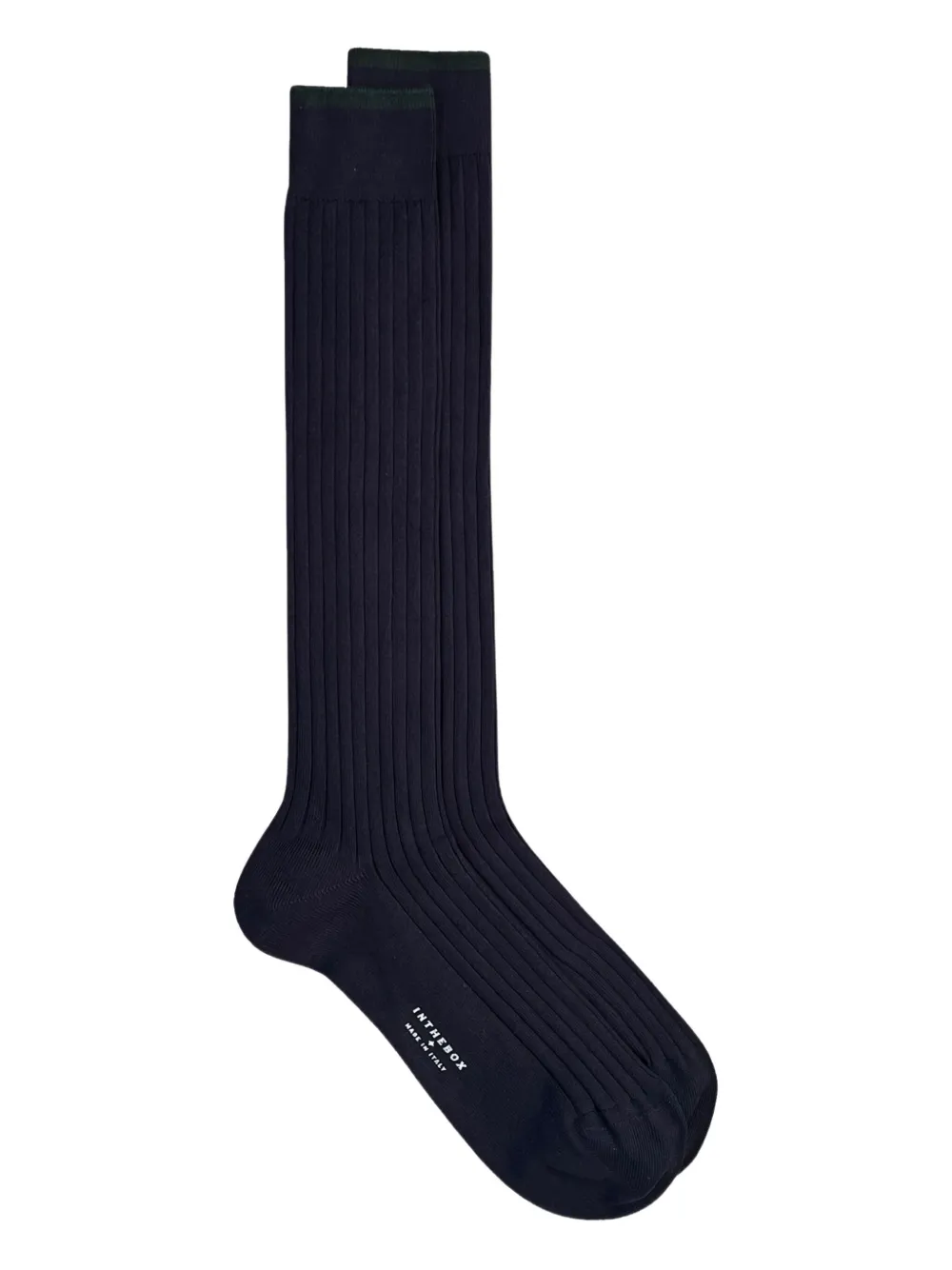 In The Box ribbed cotton-blend socks | Blue | Image 1