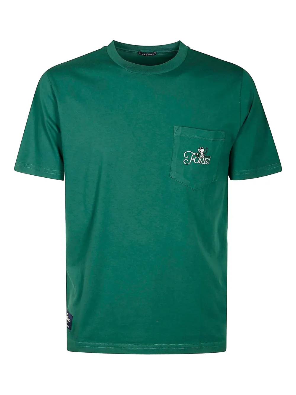 In The Box Peanuts pocket-print T-shirt | Green | Image 1