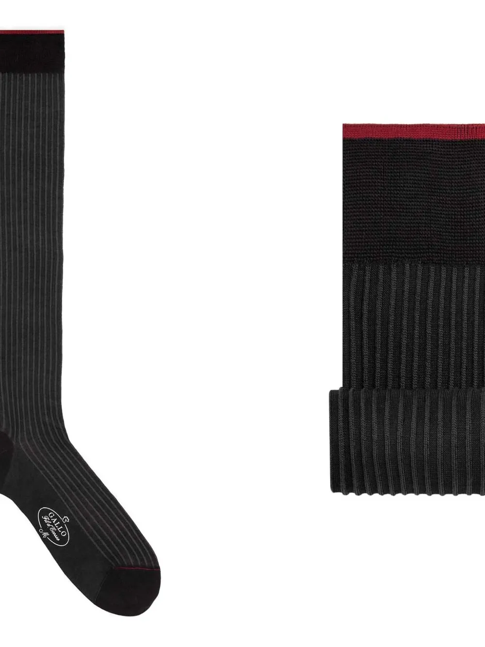 Gallo ribbed cotton socks | Image 2