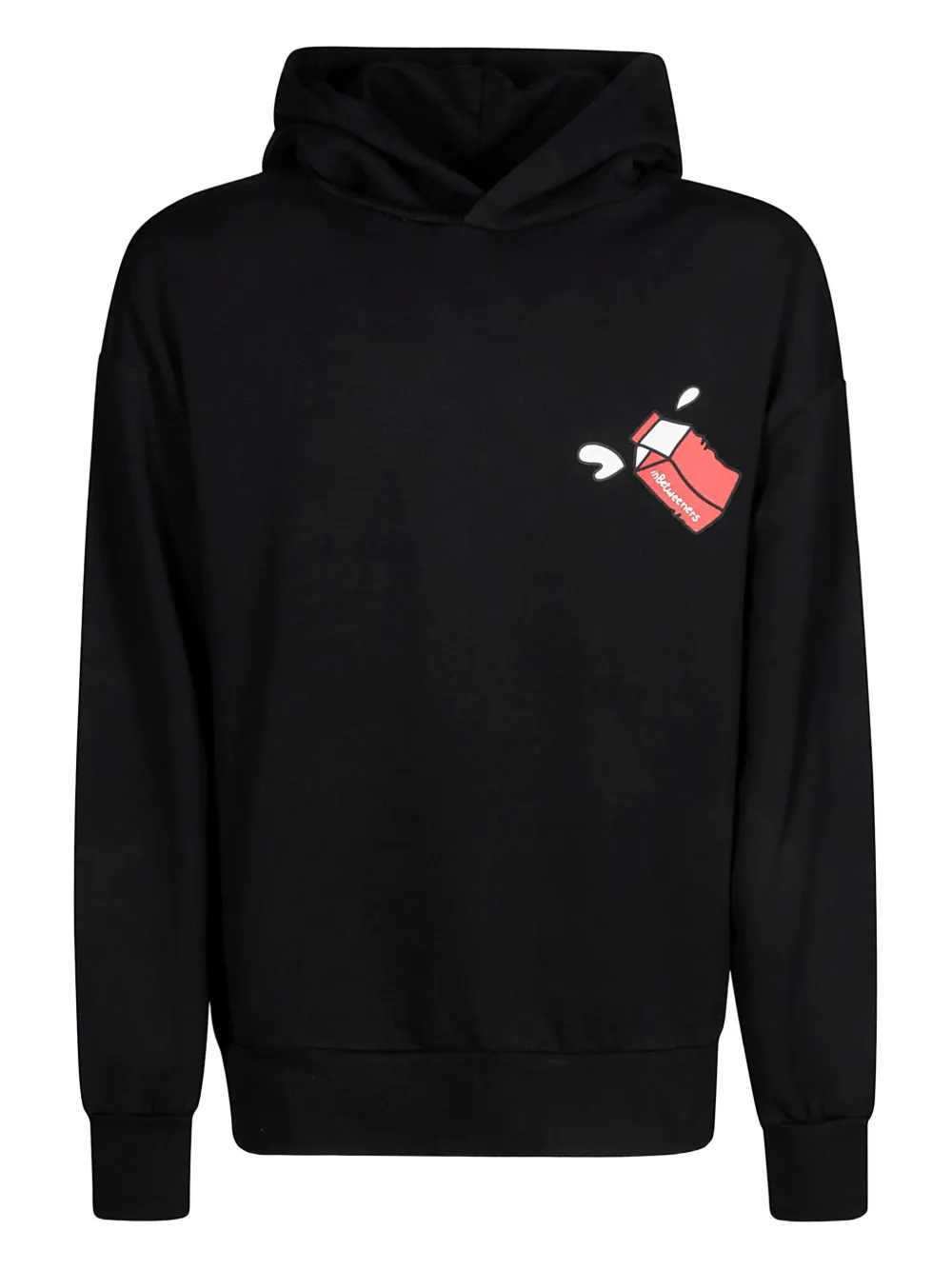 INBETWEENERS cartoon-print cotton hoodie - ブラック INBETWEENERS cartoon-print cotton hoodie - ブラック
