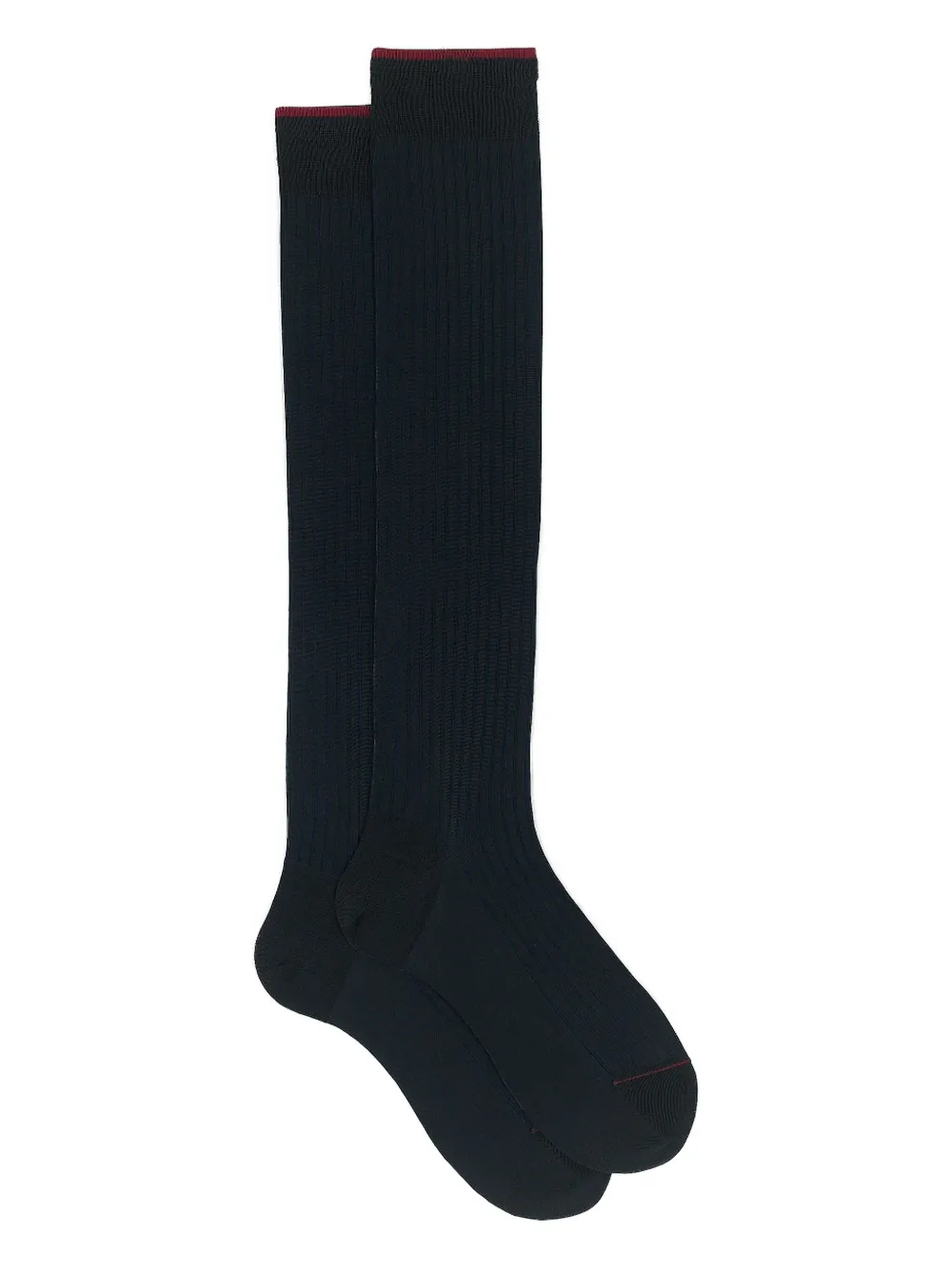 Gallo ribbed knee-high socks | Black | Image 1
