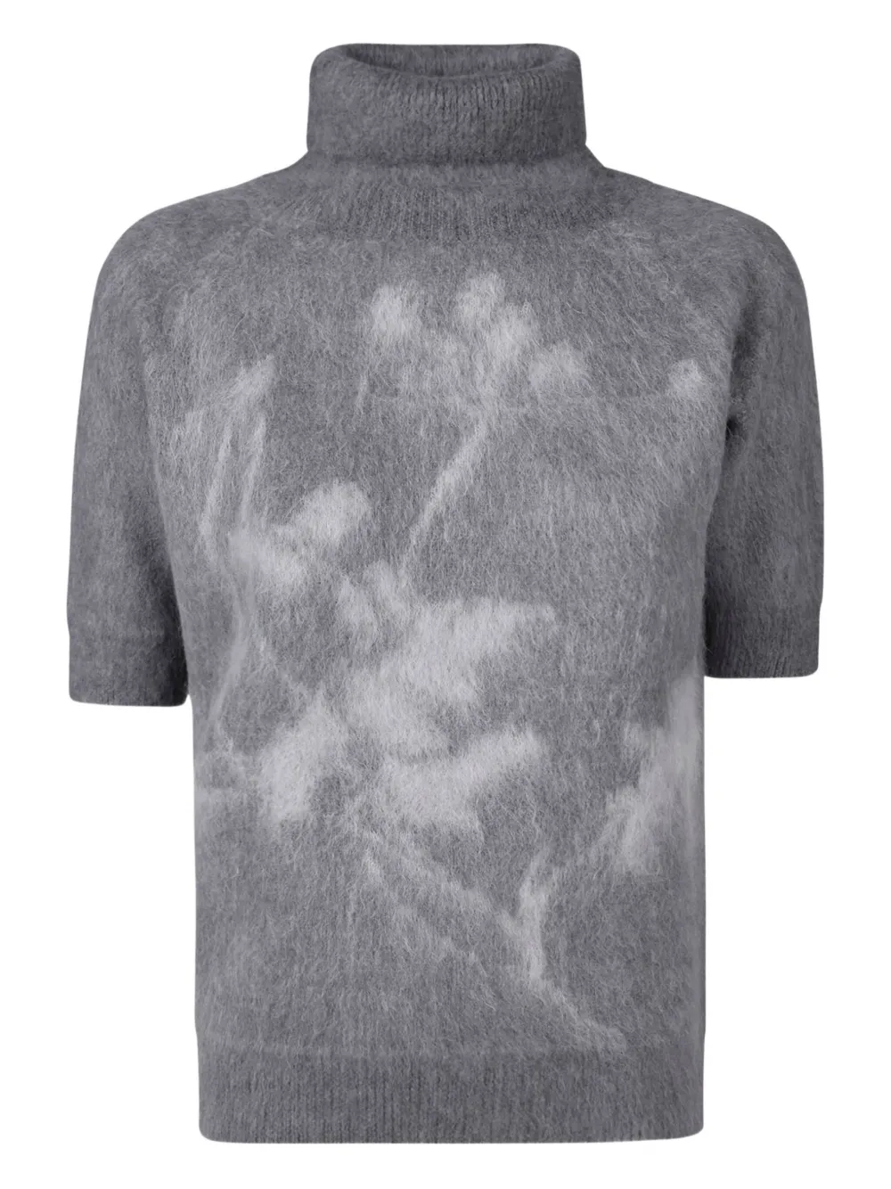 Zanone short-sleeve turtleneck sweater | Grey | Image 1
