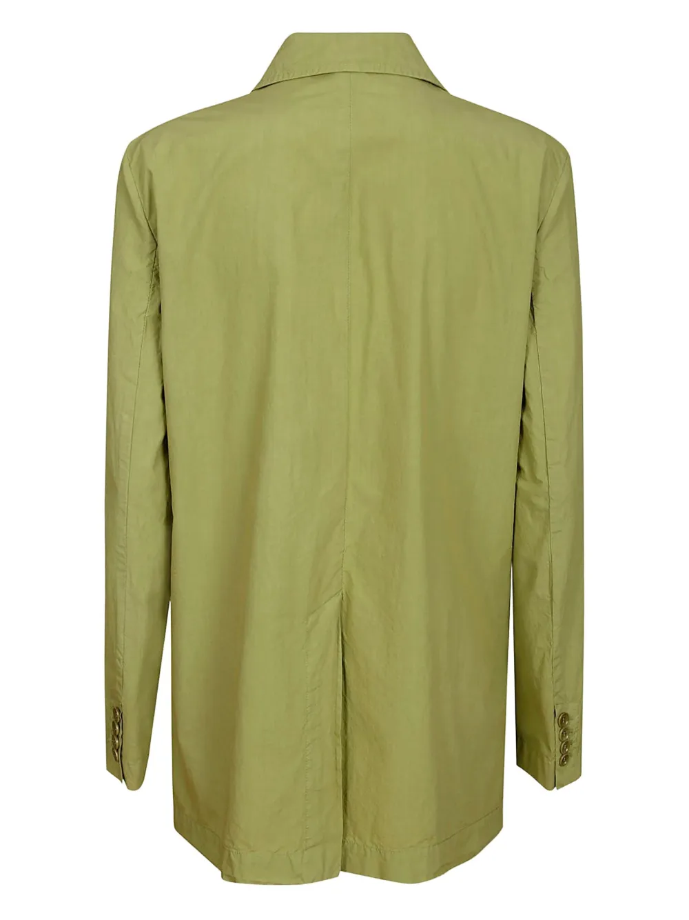 Aspesi Double-breasted Flap-pocket Suit In Green