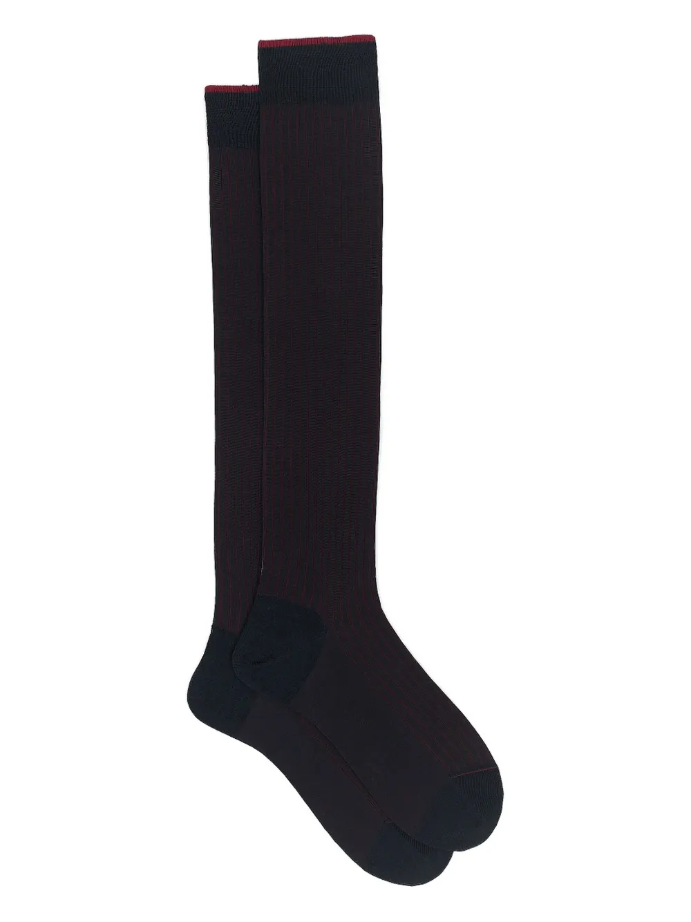 Gallo ribbed knee-high socks | Blue | Image 1