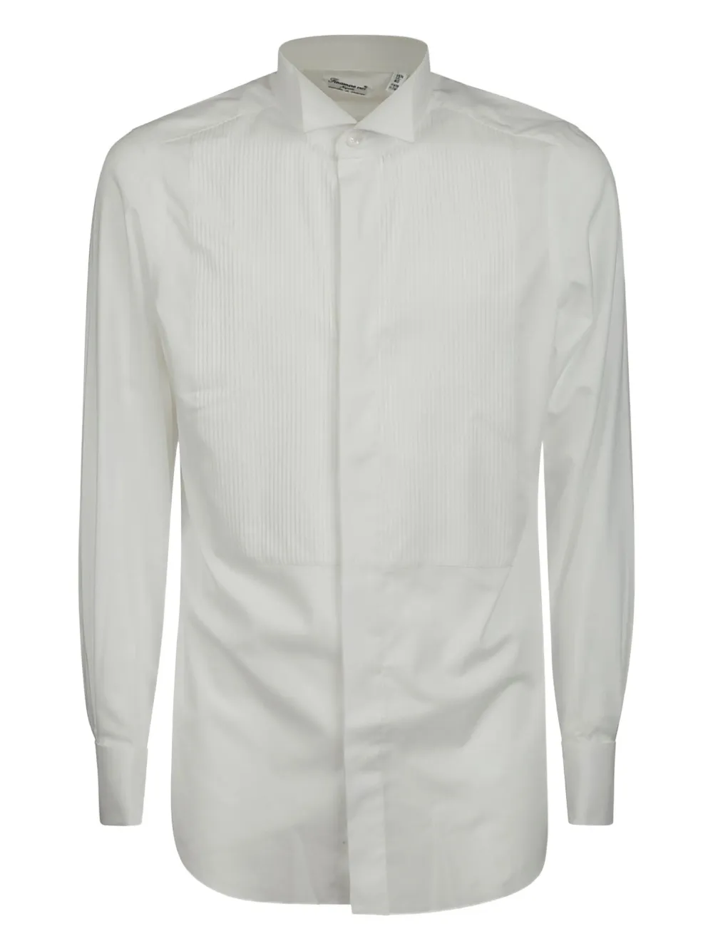 Finamore 1925 Napoli long-sleeved cotton shirt | White | Image 1