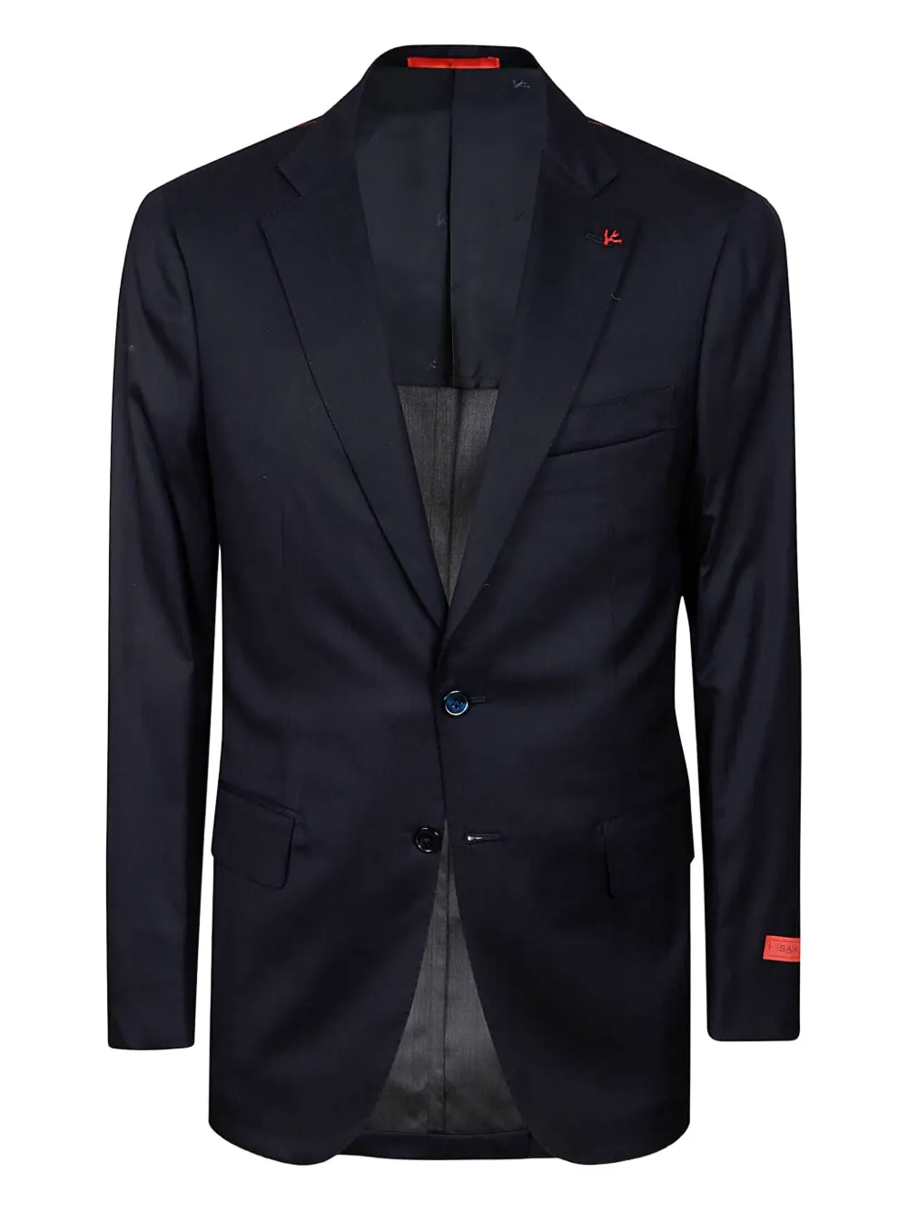 Isaia Single-breasted Wool Suit In Multi