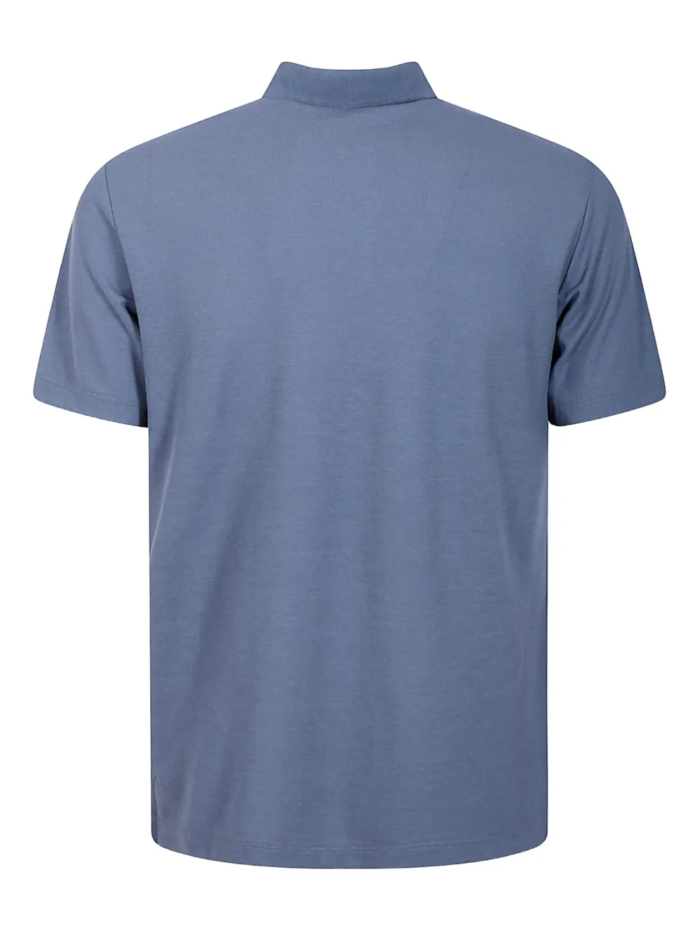 Zanone Katoenen poloshirt - Blauw