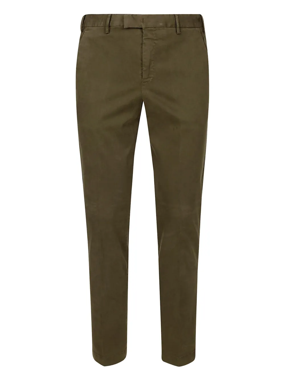 PT Torino straight-leg cotton trousers | Green | Image 1