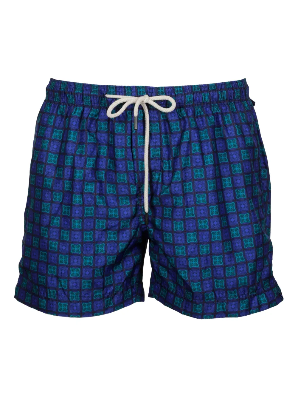 PENINSULA SWIMWEAR geometric-pattern swim shorts | Blue | Image 1