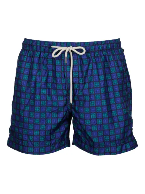 PENINSULA SWIMWEAR geometric-pattern swim shorts