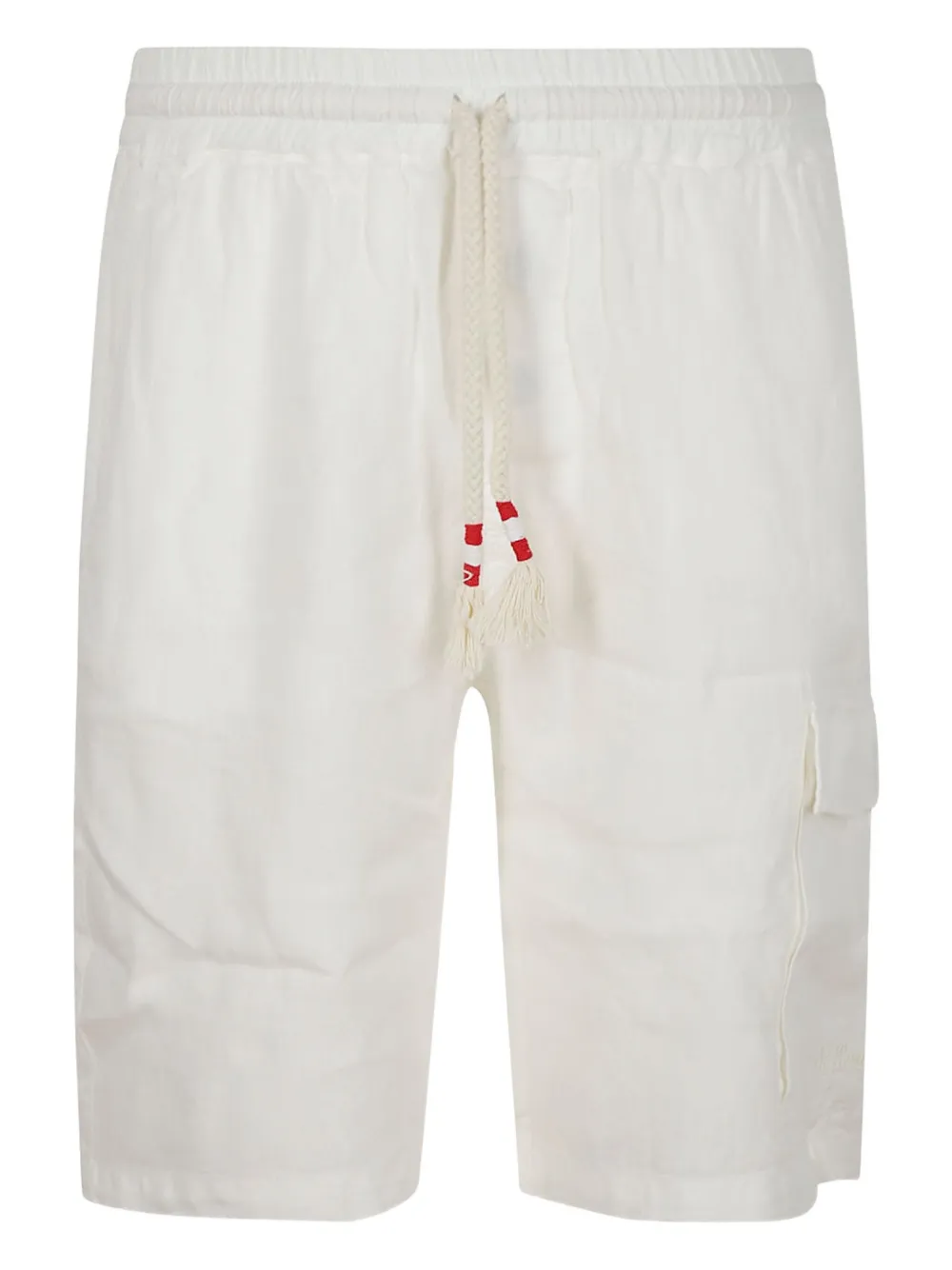 MC2 Saint Barth elastic-waist cargo shorts | White | Image 1