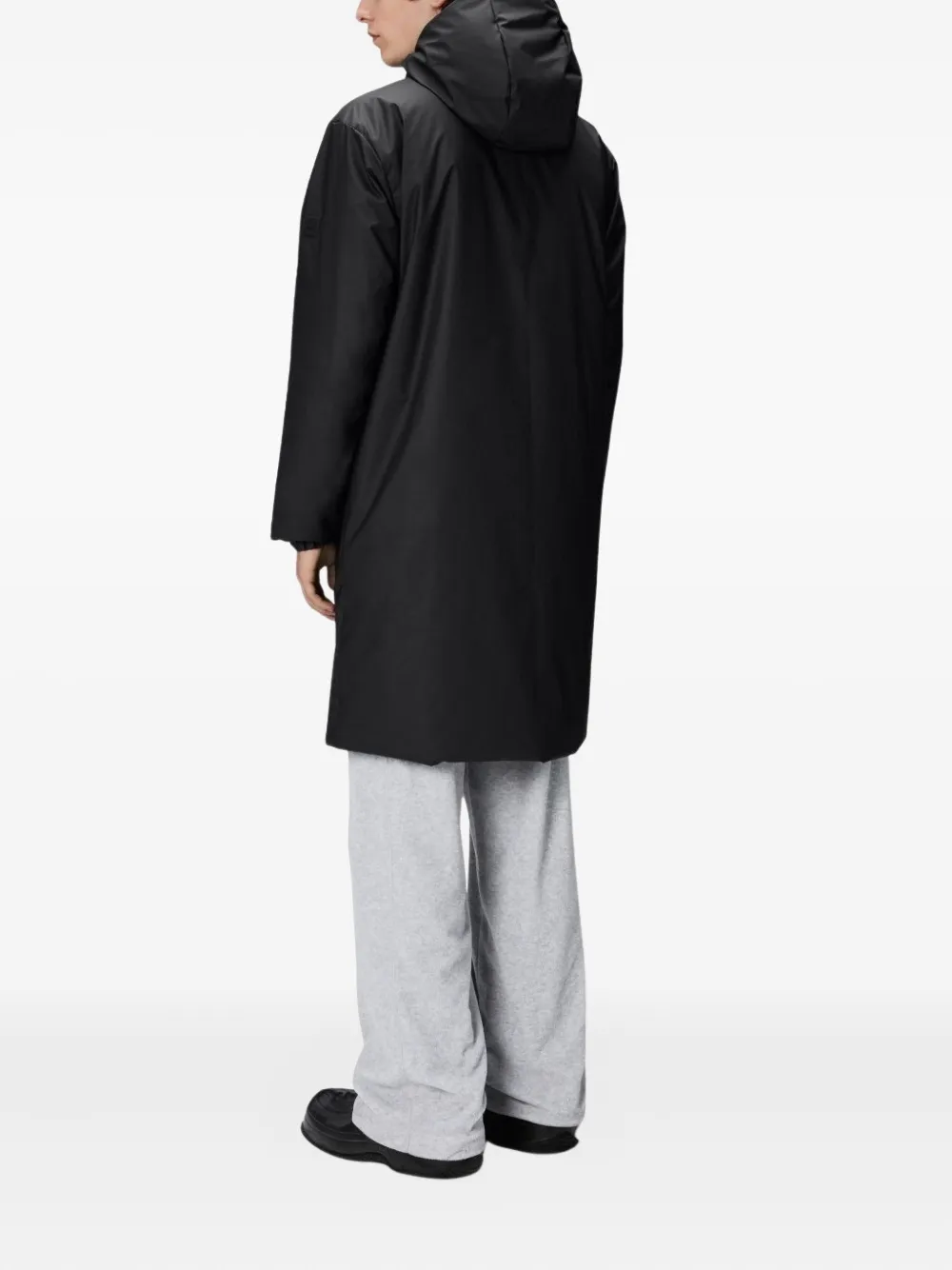 Rains Lohja Longer Insulated jack Zwart