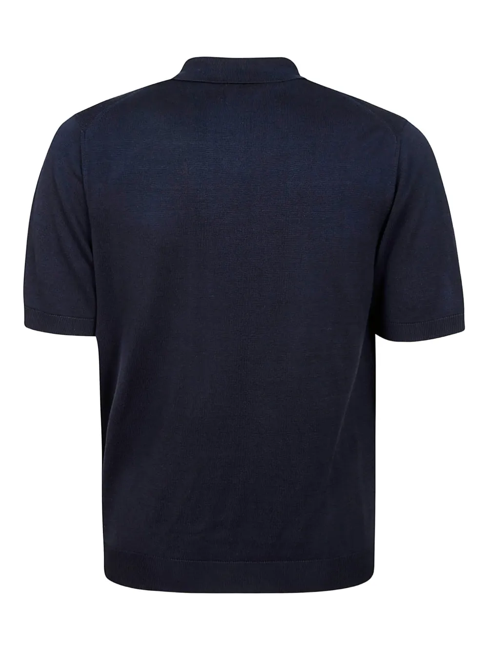 Isaia Poloshirt met knoopsluiting - Blauw