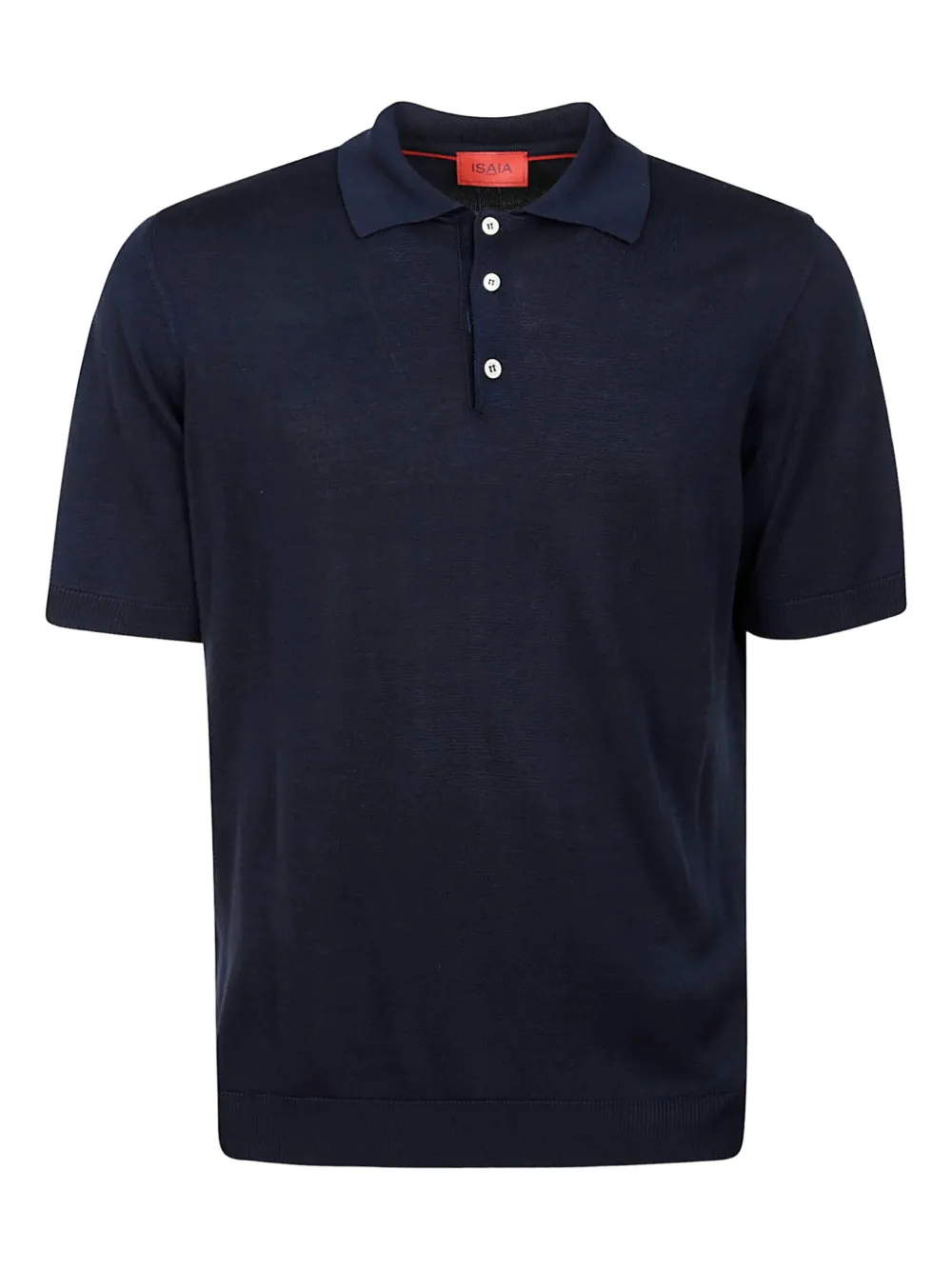 Isaia button-closure polo shirt | Blue | Image 1