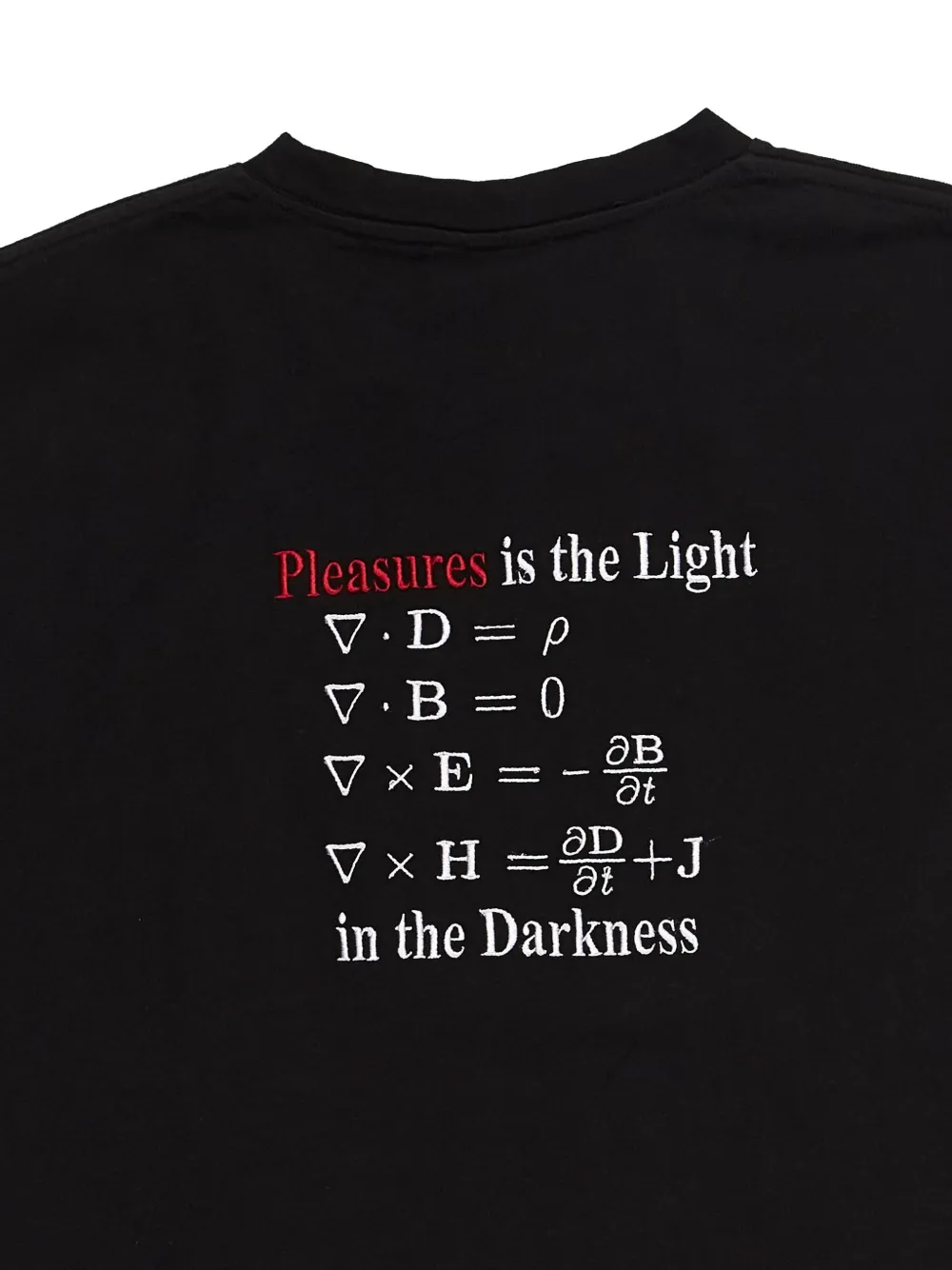 Pleasures Darkness T-shirt Zwart