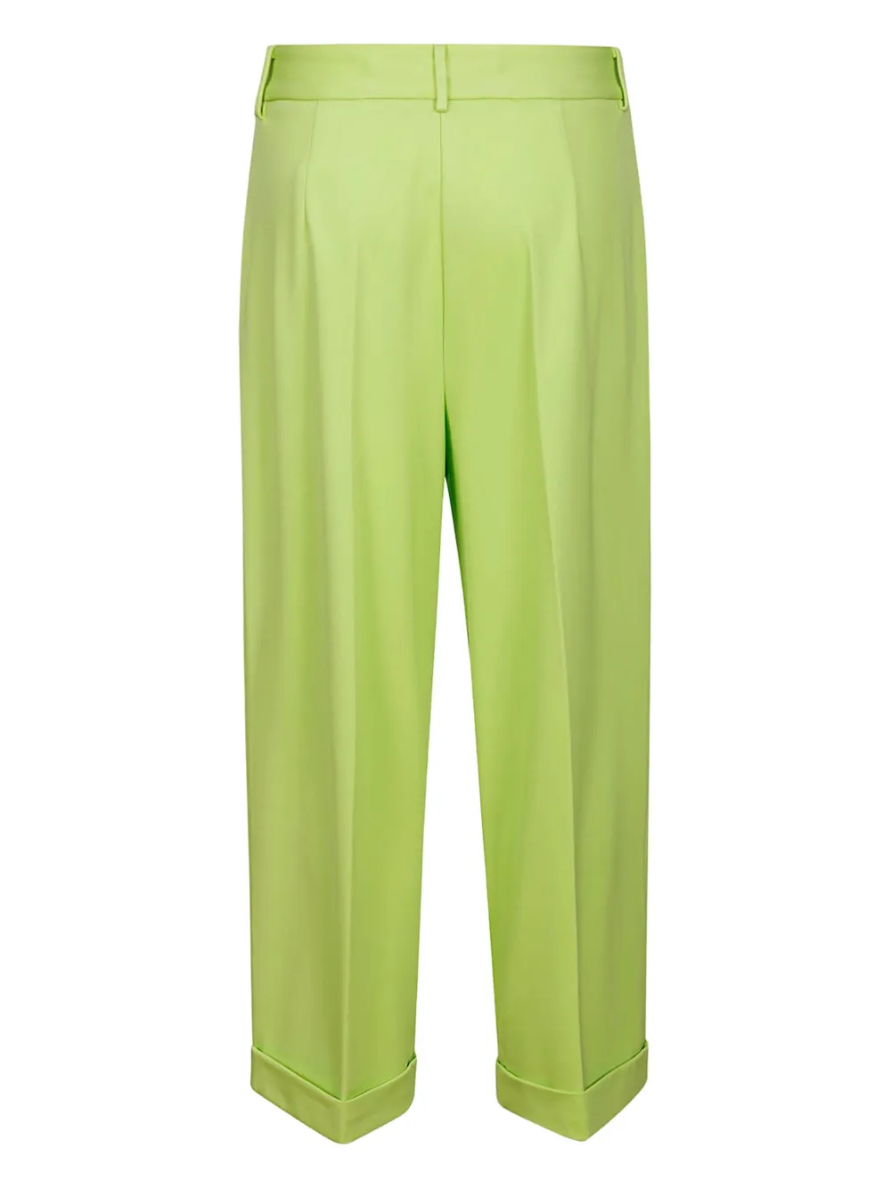 Liviana Conti Straight plooibroek - Groen