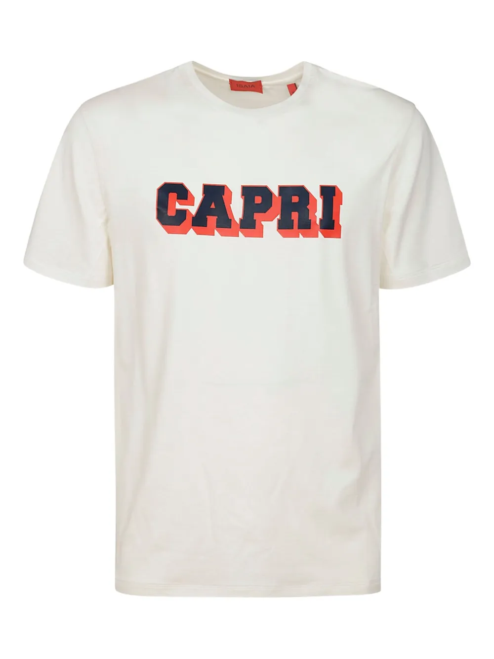 Isaia capri logo t-shirt | White | Image 1