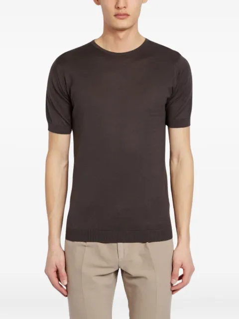 John Smedley Sea Island short-sleeve cotton T-shirt