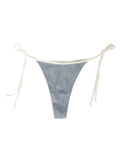 MC2 Saint Barth Norah crinkle-texture bikini bottom