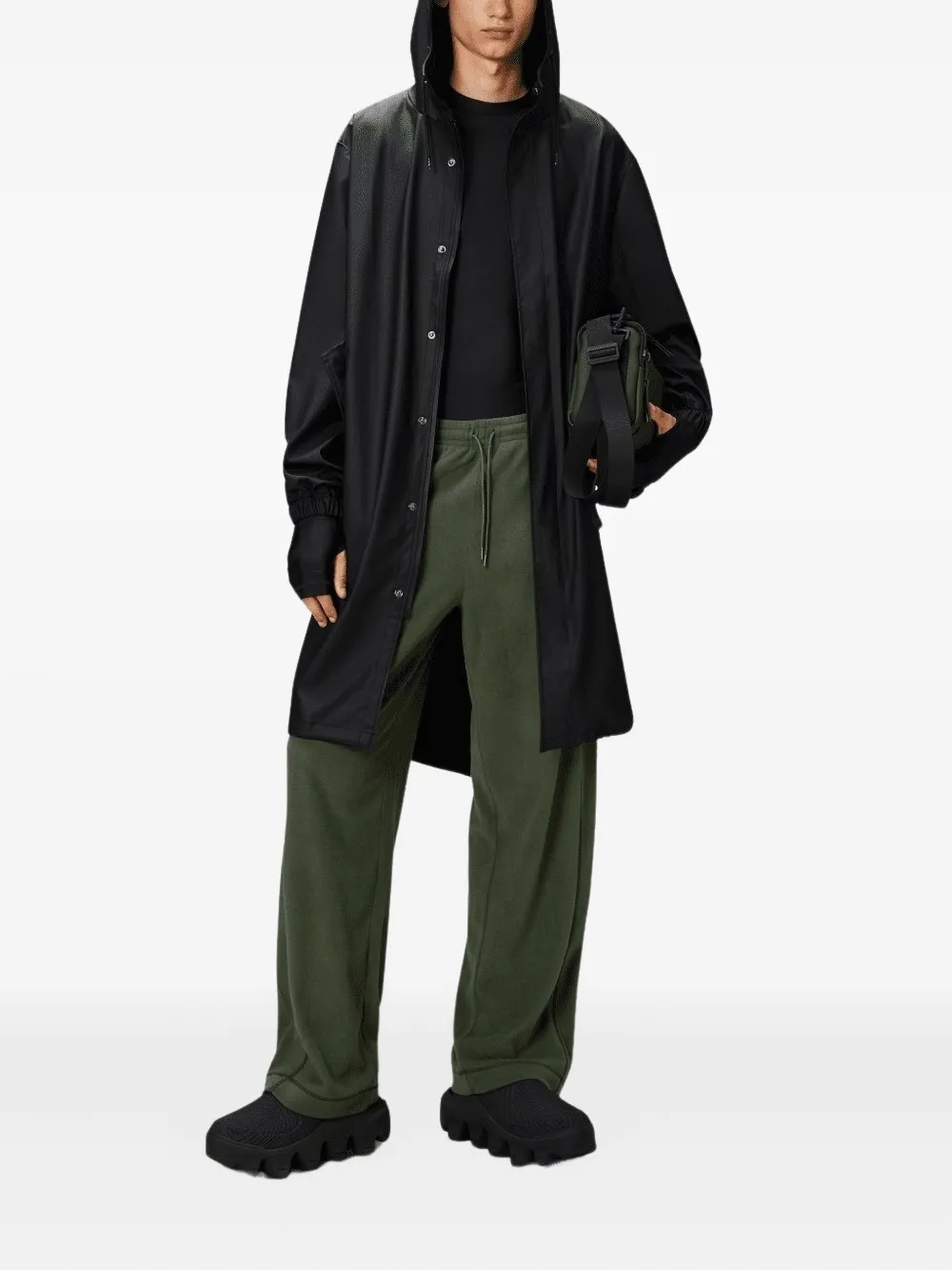 Rains drawstring fishtail parka | Parkas | Image 2