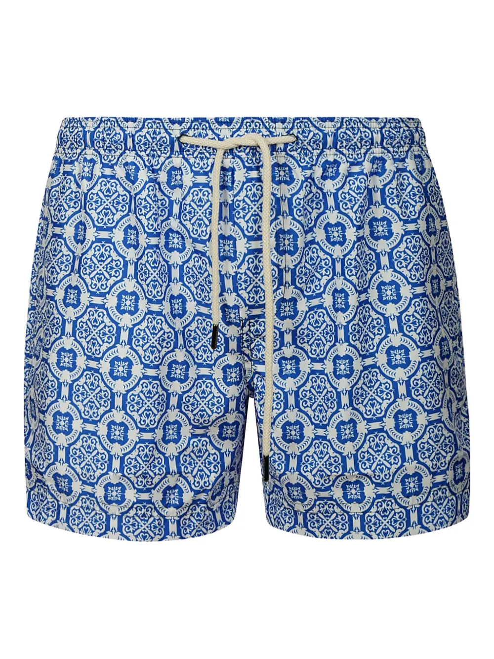PENINSULA SWIMWEAR patterned drawstring swim shorts | Blue | Image 1