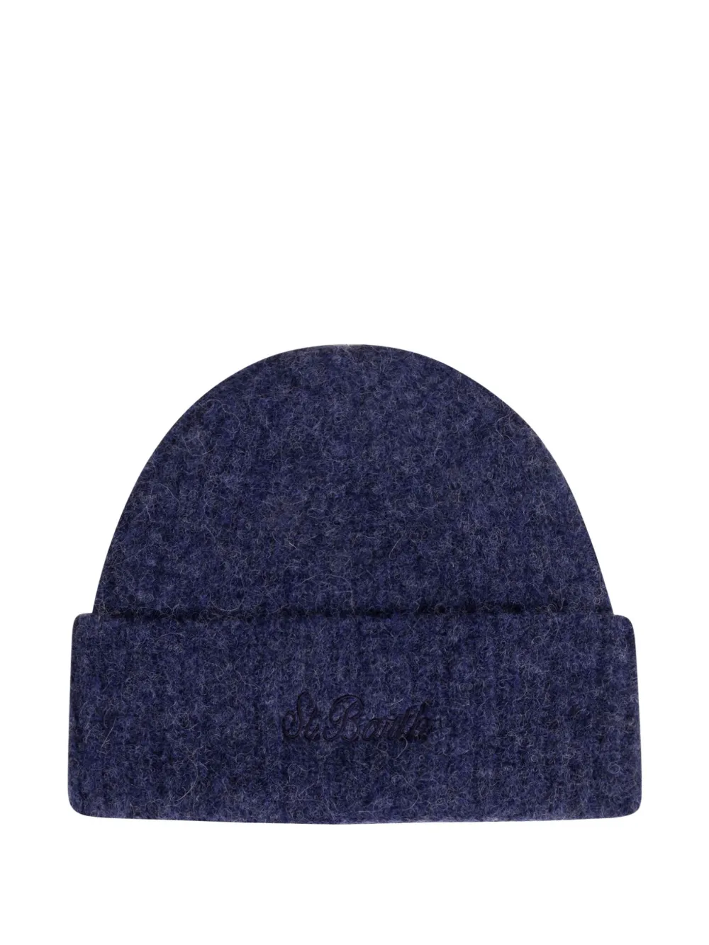MC2 Saint Barth ribbed logo-embroidered beanie | Blue | Image 1